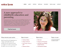 Tablet Screenshot of ericalyon.com